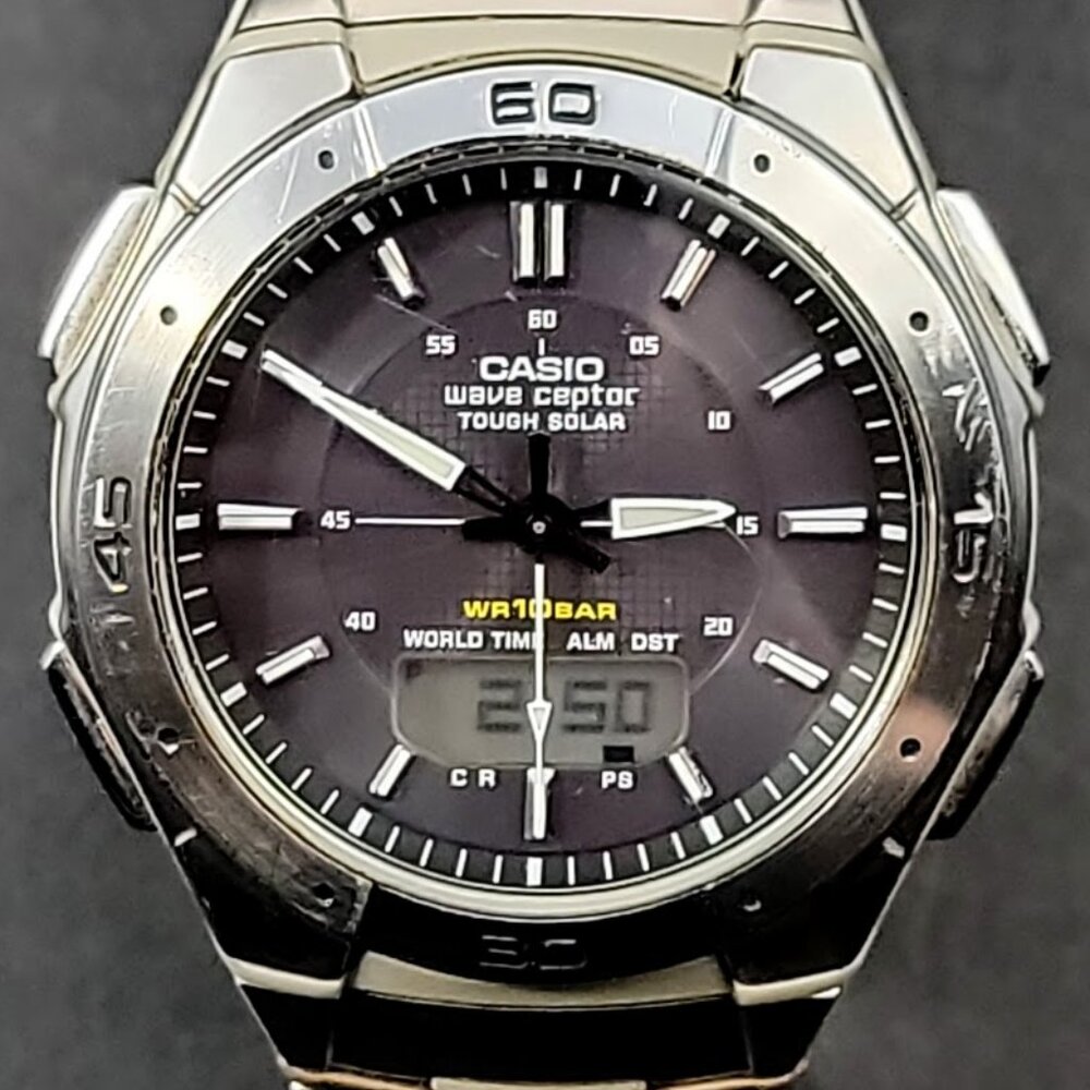 Casio Wave Ceptor WVA-470 Tough Solar Atomic JDM (Japan Domestic Market)